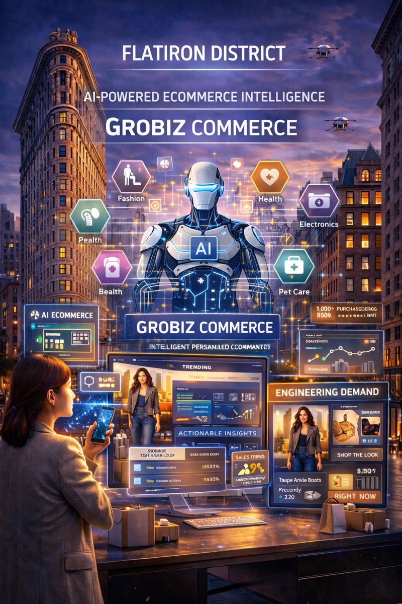 AI Powered Ecommerce Store Creation in Manhattan Flatiron District Building Enterprise Grade Online Stores for the Modern US Market